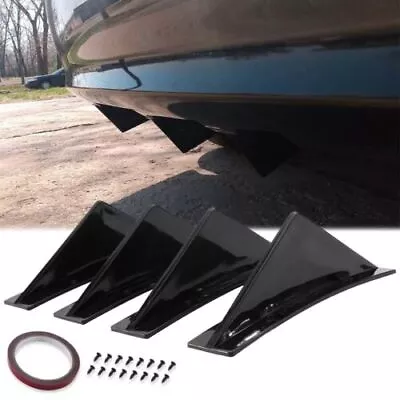 For Subaru Impreza Car Rear Diffuser Bumper 4 Shark Fins Spoiler Lower Splitter • $14.19