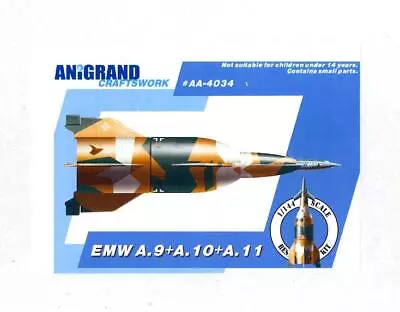 Anigrand Models 1/144 EMW A-9 A-10 & A-11 German WWII  AMERICA ROCKET  • $150.71