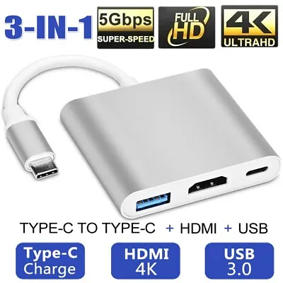 USB Type C To HDMI HDTV TV Cable Adapter Converter For USB-C Phone Tablet Laptop • $11.49