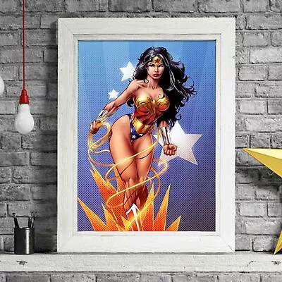 WONDER WOMAN - DC Comics Poster Picture Print Sizes A5 To A0 **FREE DELIVERY** • $25.95