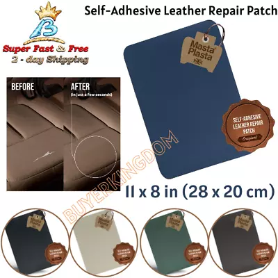 Leather Vinyl Repair Kit Patches Patch Self Adhesive Sofas Car Handbags 8  X 11  • $24.74
