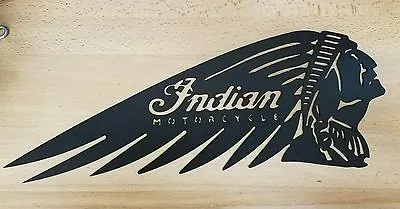 Indian Motorcycle Metal Wall Art Plasma Cut Decor Harley Gift Idea • $59.99