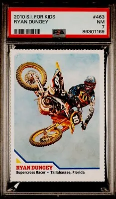 Ryan Dungey Rookie Rare Sports Illustrated For Kids Si Bmx Supercross 2009 Psa 7 • $185