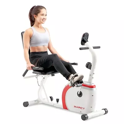 Marcy Recumbent Bike | NS-908R Home Magnetic Stationary Cardio Exercise Machine • $249.99