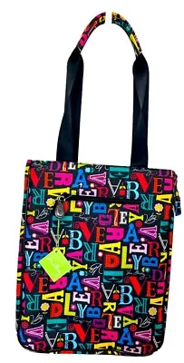 Vera Bradley Laptop Travel Tote From A To Vera Shoulder Straps Pockets NWT • $53.99