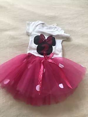 2 Year Old Minnie Mouse Birthday Outfit • $20