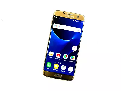 Samsung Galaxy S7 Edge SM-G935F 32GB Gold Unlocked AVERAGE CONDITION 451 • £49.99