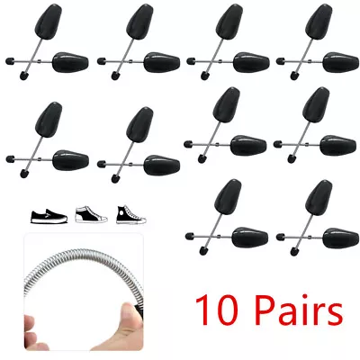 20 Pcs Men Adjustable Spring Shoe Tree Shaper Keeper Boot Shoe Stretcher Holder • $24.69