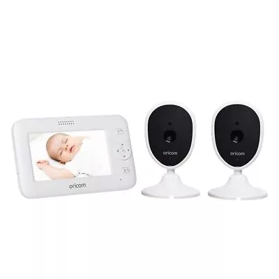 Oricom Secure SC740 Digital Video Baby Monitor Motor Pan Tilt Camera Twin Pack • $139