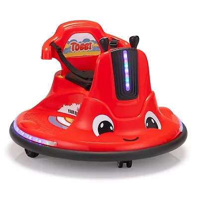 TOBBI TOBBI 360° Spinning Ride On Bumper Car For Kids W/Remote Control LED Light • $109.99