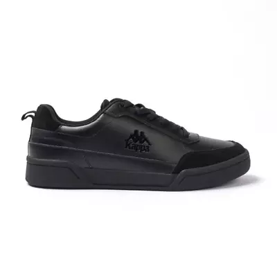 KAPPA Ath Rocca Mens Black Trainers Size UK 10 EU 45 *REFSSS412 • £37.99