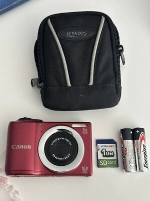 £15 • Buy Canon Powershot A810 16mp Compact Digital Camera 5x Optical Zoom HD WORKING