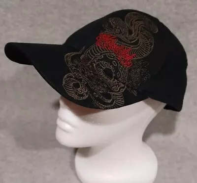 Miami Ink Black Hat Cap Embroidered Snake Logo Adjustable One Size See Pics • $11.99