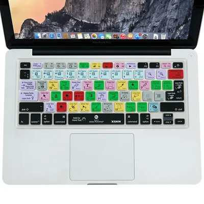 XSKN Photoshop Shortcuts Keyboard Cover Skin For Old MacBook Pro Air 13/15/17 • $15.99