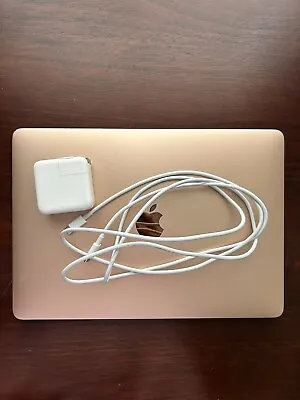 Apple MacBook Air 13 Laptop 1.6GHz I5 8GB 256 SSD Gold 2018 • $350