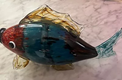 Blown Glass Koi Fish Murano  Fish Sculpture • $29.47