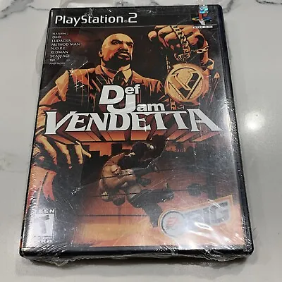 $145 • Buy Def Jam Vendetta (PS2, 2003) *READ* Black Label Brand New Factory Sealed