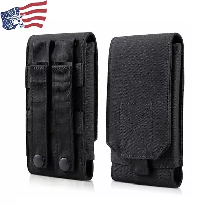 Molle Pouch EDC Utility Gadget Tactical Belt Waist Bag With Phone Holster Holder • $8.89