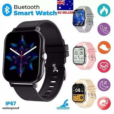 $26.12 • Buy Bluetooth Smart Watch Women Men Heart Rate Monitor Fitness Smartwatch Waterproof