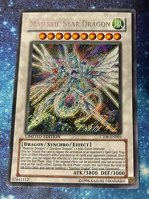 Majestic Star Dragon CT06-EN003 Secret Rare Limited Edition NM 1X • $6.49