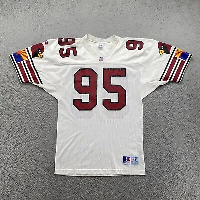 Vintage Phoenix Cardinals #95 Jersey White Russell Athletic Size 44 USA Made • $84.99