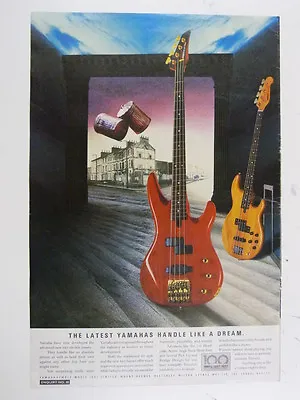 11x16  Retro Magazine Advert 1987 YAMAHA Rbx Bass • £10