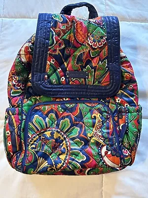 Vera Bradley Venetian Paisley Puffy Backpack READ SEE PICTURES • $35