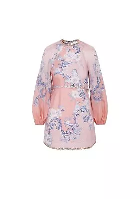 Zimmermann - Postcard Floral Printed Mini Dress • $400.02