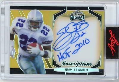 2024 Leaf Sport Heroes Emmit Smith Inscriptions Encased On Card Auto # 20/25 • $239.99