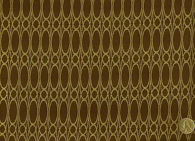 Arccom Clarion Truffle Mid Century Modern Geometric Brown   Upholstery Fabric • $14.95