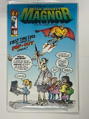 The Mighty Magnor #1 April 1993 Malibu Comics Pop-out Cover  | Combined Shipping • $5