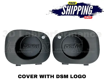 Mitsubishi Eclipse DSM 97-99 Bezel Fog Light Trim Cover X2 DSM LOGO • $34.95