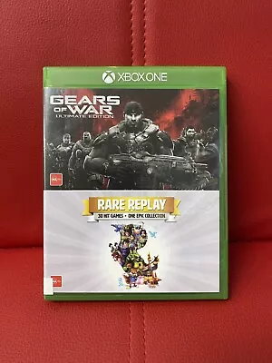 XBOX ONE GAME Gears Of War Ultimate Edition + Rare Replay • $30