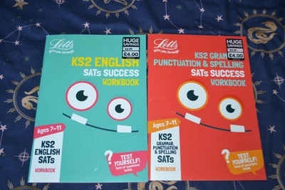 £4 • Buy Letts KS2 Grammer, SAT's + KS2 English SAT's SUCCESS WORKBOOK BRAND NEW
