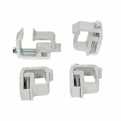 Truck Cap Topper Camper Shell Mounting Clamps Heavy Duty Aluminum 4 PCS Kit • $18.20