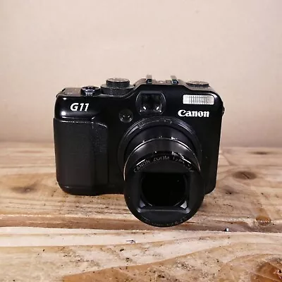 Canon PowerShot G11 10.0MP Digital Camera - Black - For Spares Or Repair • £69.95