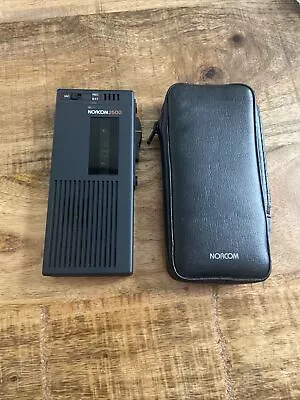 Norcom 2500 Hand Held Micro-Cassette Tape Voice Recorder Power  • $30
