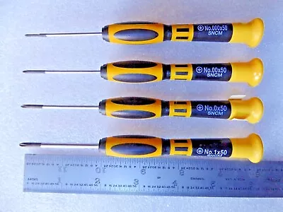 Aven Micro Phillips Screwdriver 000x50mm 00x50mm 0x50mm Or 1x50mm • $7.50