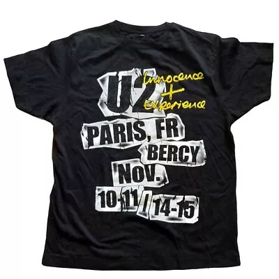 U2 I+E Paris Event 2015 T-Shirt Black New • $21.96