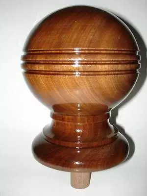 WOOD FINIAL UNFINISHED FOR NEWEL POST FINIAL OR CAP  Finial #28 • $44.95