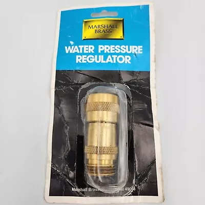 Marshall Brass RV Camper Water Pressure Regulator GP790P • $7.95