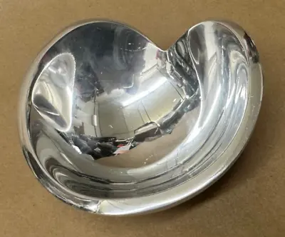 Nambe Small Heart Dish Trinket MT0019 Sean O'Hara 2009 Metal 4 1/2  By 1 7/8  • $14.49