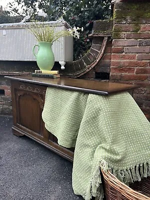 Oak & Veneer Panelled Blanket Box • £98