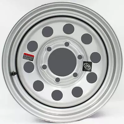 15  X 6  Silver Modular Trailer Wheel (6 On 5.5  Bolt Circle) • $78.99