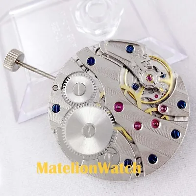 Asia 6497 Hand Winding Mechanical Watch Movement Accessories Quality 17 Jewels • $38