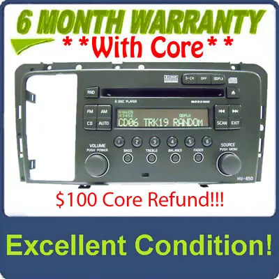 05 06 07 08 VOLVO V70 S60 RDS Radio Stereo 6 Disc Changer CD Player OEM HU-850 • $379