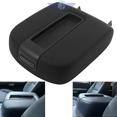 Black Center Console Armrest Lid Assembly For 07-14 Chevy GMC Silverado Sierra • $34.97