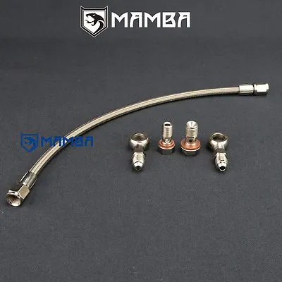 Turbo Oil Feed Line Mitsubishi 4G63T EVO 1~3 Eclipse TD05H 14B 16G From Header • $41.27