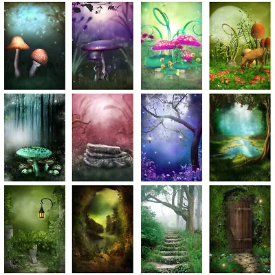 Nature Forest Fairyland Backdrop Photography Props Photo Background Decoration • £10.54