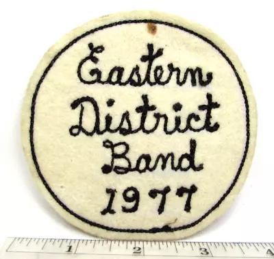 Vintage Eastern District High School Marching Band 1977 Jacket Patch Felt • $11.99